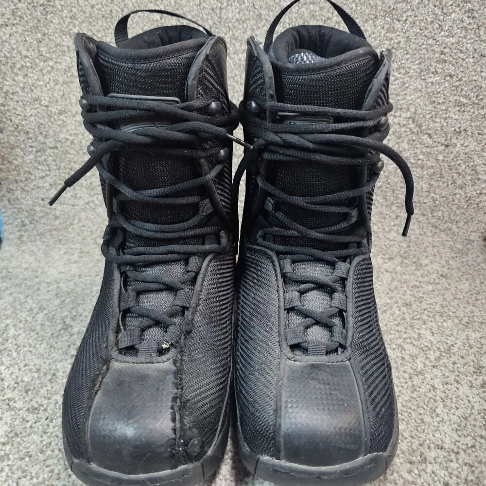 Lamar Snowboard Boots Mens‎ Size 7 Justice Linered Mens Black